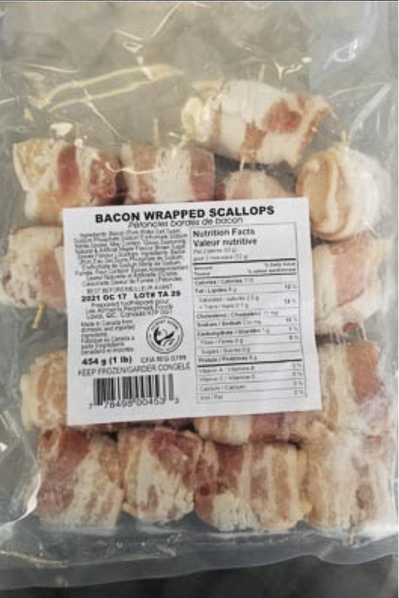 Scallops Wrapped in Bacon - 1 lb frozen pack ❄️-finsathome