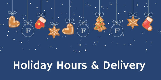 Fin's Holiday Hours & Delivery Dates