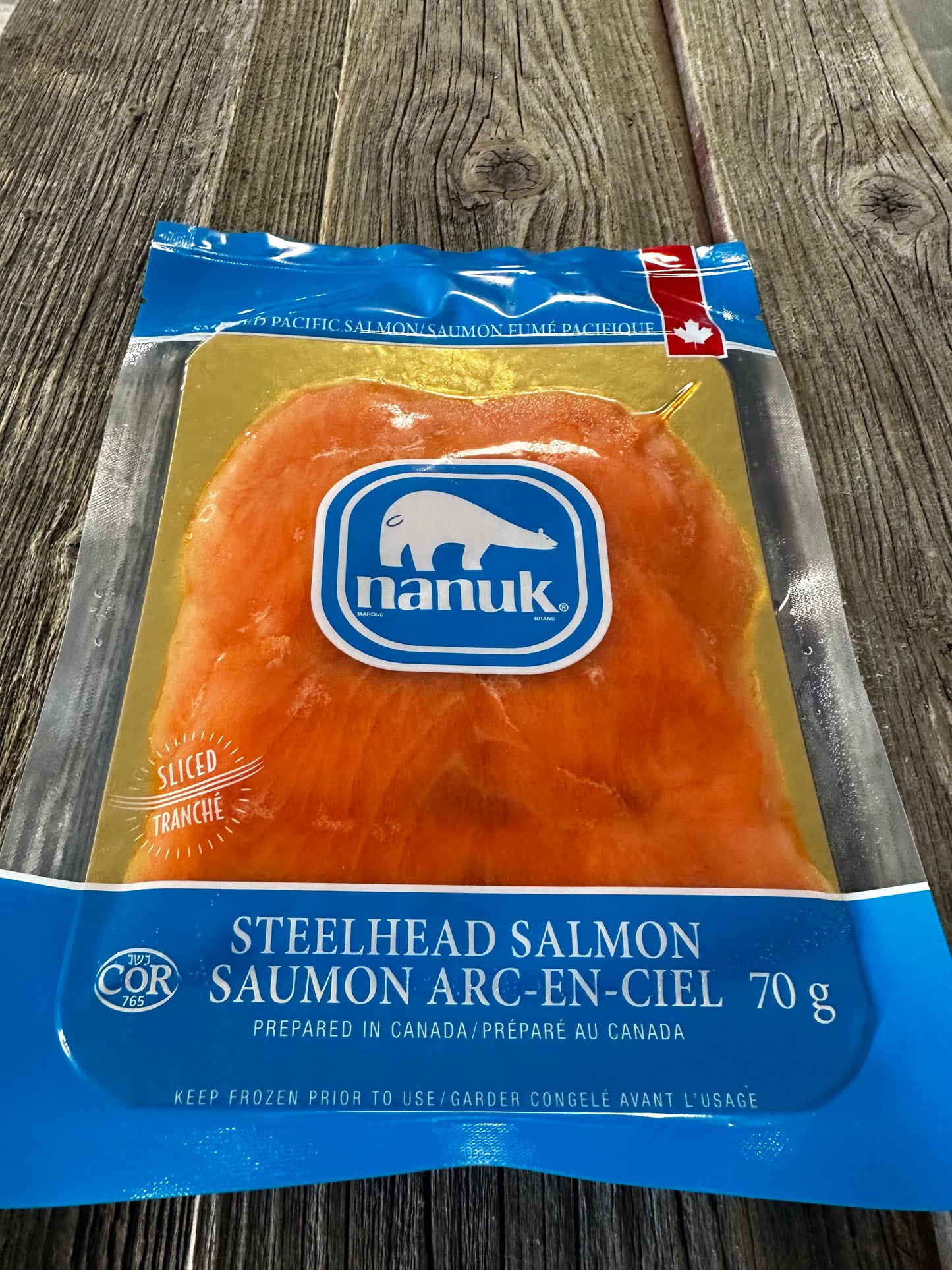 Smoked Steelhead Salmon Slices