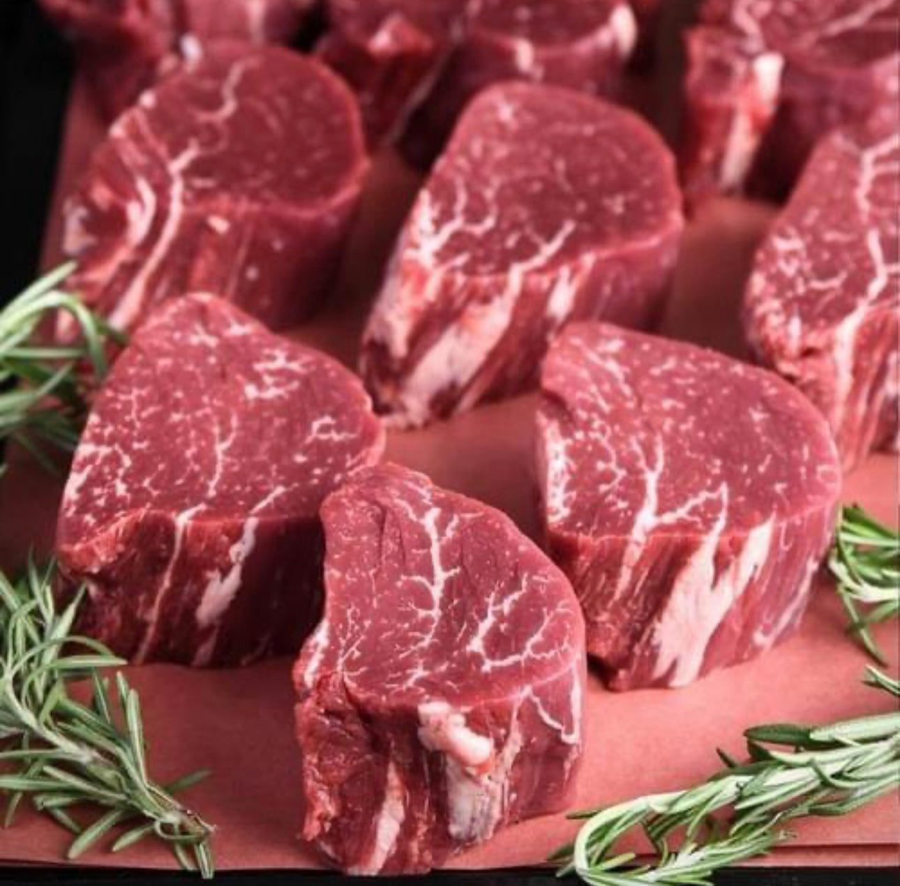 Beef Tender Medallions - 4oz ea, 8pc frozen pack