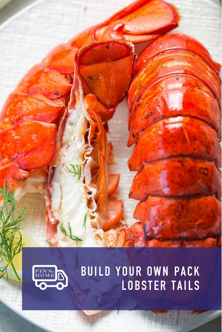 4-5oz Canadian Lobster Tail, 10 LB Case-finsathome