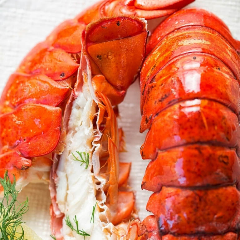 4-5oz Canadian Lobster Tail, 10 LB Case-finsathome
