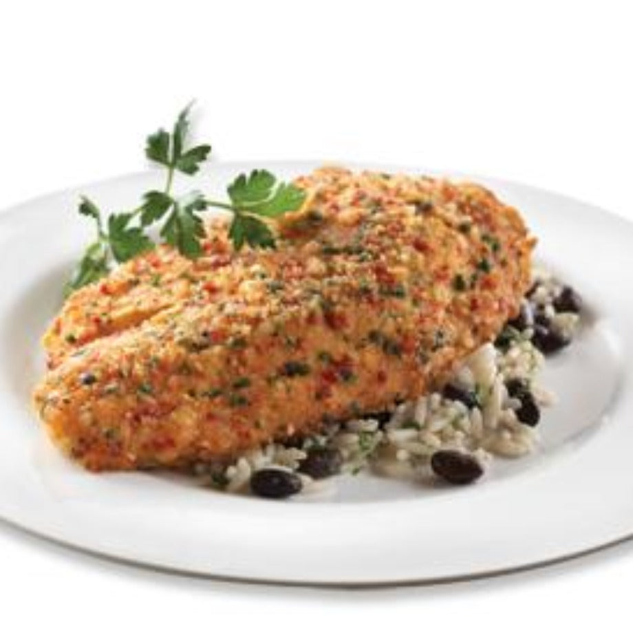 Tortilla Crusted Tilapia, 5-6oz, FZ-finsathome